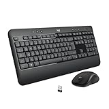 Logitech MK540 Advanced Combo Teclado y Mouse Inalámbricos para Windows, Receptor USB Unifying de 2.4 GHz, Botones...
