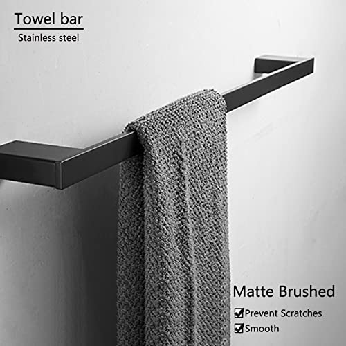 Porte-serviettes grand format en inox à fixation par vis solide - 4