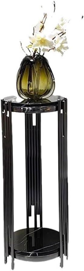Display Stand Lightweight Luxury Stainless Steel Marble Bonsai Base, Modern Decorative Display Rack for Home Bonsai Base(Medium)