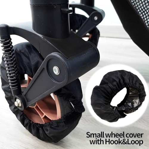 4 Stück Radabdeckungen Für Babys,Radabdeckungen Für Kinderwagen,Kinderwagen Radabdeckung,Kinderwagen Reifen überzieher,Radabdeckungen Für Rollstühle,Für Kinderwagen Staubdicht Kinderwagen Zubehör