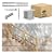 Muzata 0-10ft Wood Cable Railing System Fit for 1/8" Cable Railing Kit Hardware Swage Lag Screws T316 Stainless Steel One-Stop All-in-One DIY Stair Section Length Adjustable Super Easy WA04