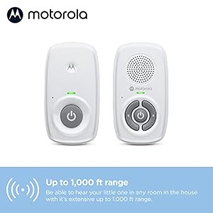 Motorola Nursery Audio Baby Monitor, No WiFi, Long Range 1000 ft, Volume Control, DECT Private Connection, Cry Detection, Portable Battery Parent Unit, Ideal for Safe Monitoring, No App, AM21 — photo 3 of 6