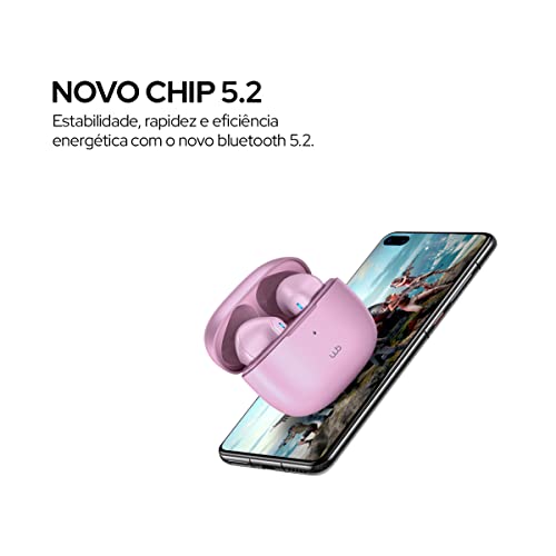 WB Fone de ouvido Bluetooth 5.2 In-ear sem fio Noma Pro TWS 28 Horas de Bateria Com Microfone Proteç