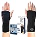 Produktbild Dr. Arthritis Von Ärzten Entworfen, Verstellbare Handgelenkstütze/Handgelenk-Schiene, Sehnenscheidenentzündung/Karpaltunnel Schiene, Stützende Nacht-Armschiene & Handgelenkbandage [Schwarz]