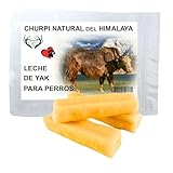 ARTISAN GIFT CO Hueso Mordedor de Queso de Yak, Churpi para Perros, Masticables Naturales con Leche del Himalaya (3, XL)