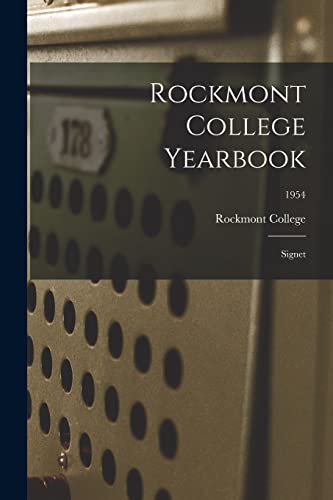Rockmont College Yearbook: Signet; 1954