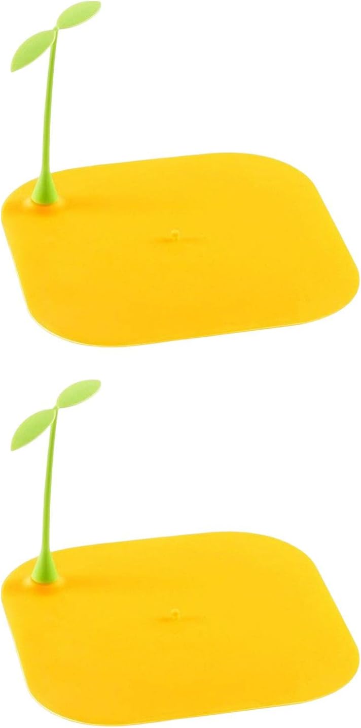 2pcs Drain Pad Floor Drain Cover Deodorant for Kitchen Shower Laundry Yellow|Home & Garden | Bath | Other Bathroom Items
