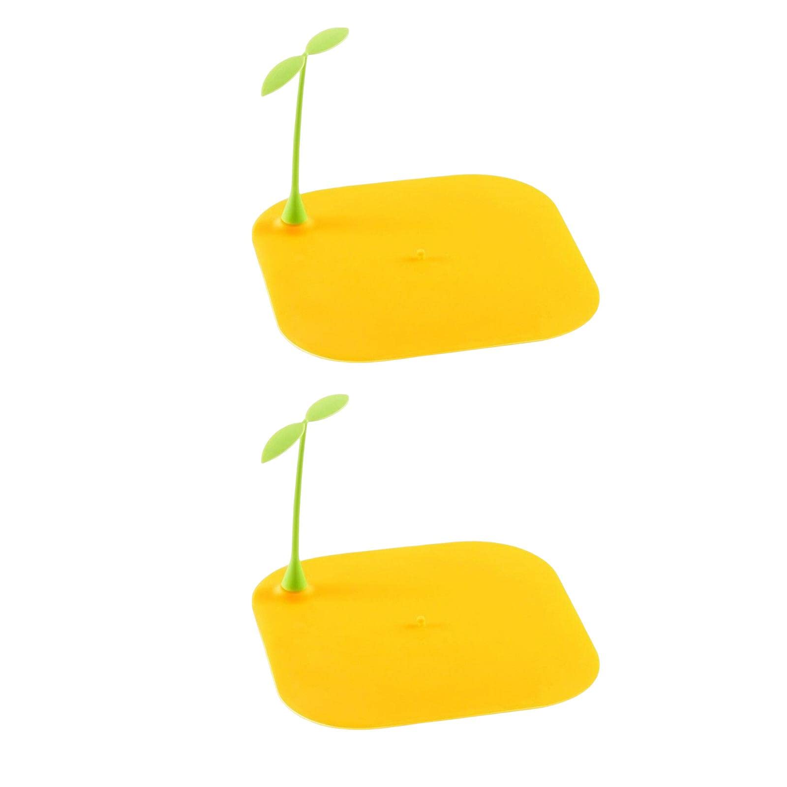 2pcs Drain Pad Floor Drain Cover Deodorant for Kitchen Shower Laundry Yellow|Home & Garden | Bath | Other Bathroom Items