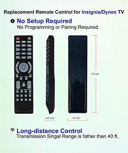 Télécommande de rechange pour TV Insignia pour remplacer un boîtier perdu