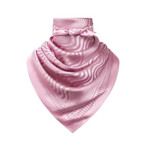Image of 35 inch Men's Large Square Jacquard Scarf - Cowboy Wild Rugged Style, With Gift Packed