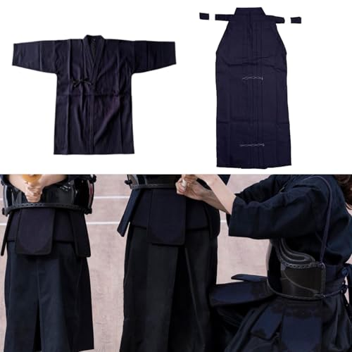 Vêtements de Kendo Japonais Ensemble Bleu Costume 165 cm