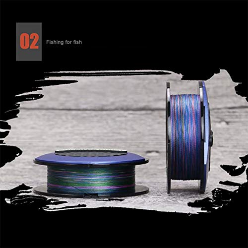 100 M Geflochtene Angelschnur, PE Starke und Abriebfeste Angelschnur Zero Stretch Kleiner Durchmesser 0.261mm – Bild 4