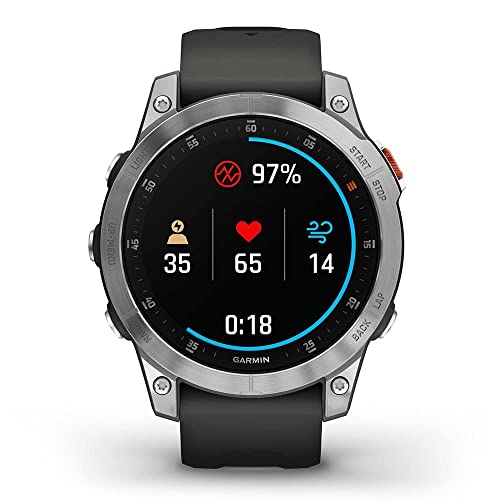 Playbetter Garmin Epix 2 (Slate Steel) 2022 Multisport Gps Smartwatch Power Bundle Hd Screen Protectors & Portable Charger | Fenix With Bright Amoled Screen #TOP6