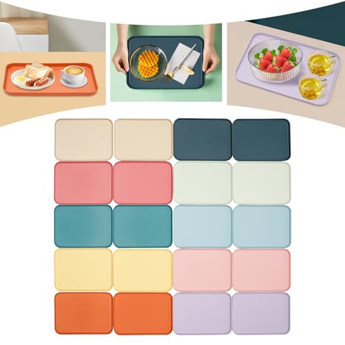 Plateau de service plastique pour simplifier le débarrassage en cantine et fastfood - 5