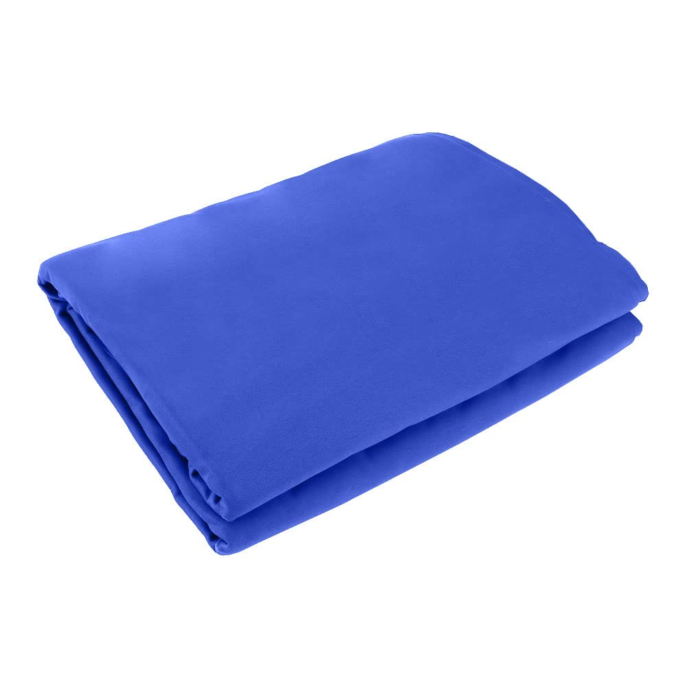 Tela de billar profesional de fieltro para mesa de billar, se adapta a mesa estándar de 9 pies, mantel de juego de deportes de interior con tira de tela acolchada (azul, tamaño: 2,8 + 1 m)