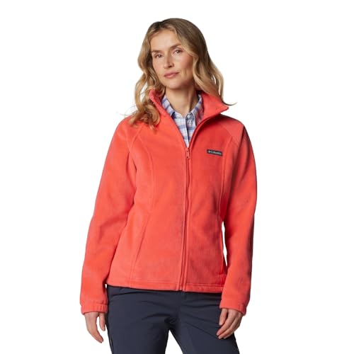 Columbia Women's Benton Springs Full Zip, Juicy, XX-Large