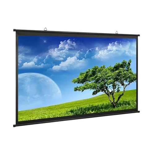 Pantalla Manual Retráctil Para Proyector 72 Pulgadas 4:3 miniatura 1