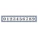 Kantu 2113017 Castilla Ceramic Tile Address Number 6, 2 in. x 4 in., Blue, Each