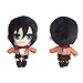 Mikasa Ackerman Peluche de Juguete, Attack on Titan, muñecos de Animales de Peluche Suaves, Almohada para abrazar, Halloween, Navidad, cumpleaños, Regalos para niños, niños, 20 cm