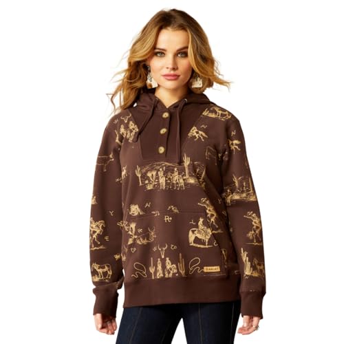 Sweat à capuche Ariat Ranchin femme pour rester au chaud facilement
