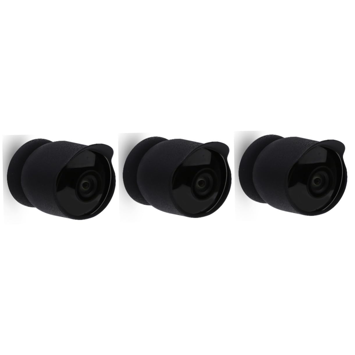 Funda de cámara de silicona pack de 3 viseras protectoras para timbre 8