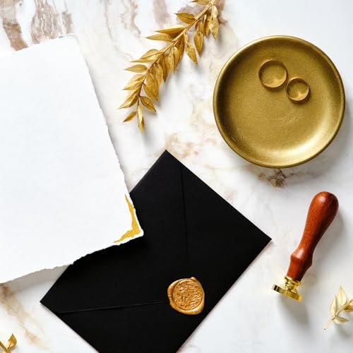 PATIKIL Wachs Siegel Aufkleber 12 Stück Geprägte Selbstklebende Rosen Aufkleber Für Briefumschlag Hochzeitskarte Geburtstagsparty Geschenkpapier Rot