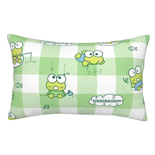 けろっぴ 枕カバー 寝用 ゲーム マクラカバー キッズ まくら 柔らかい コットン おしゃれ 背当て飾り 両面 ビングルームとベッドルームア枕カバークッションカバー 50 Cm X 75 Cm