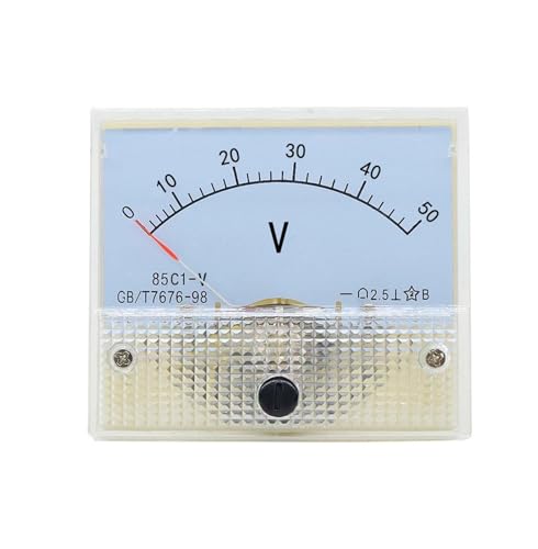 Voltmètre à aiguille 85C1 mesure stable 5V CC pour panneau électrique