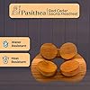 Pasithea Canadian Red Cedar 4-Point Sauna Headrest - Pack of 1 Comfortable Sauna Pillow w/Unique Adjustable Discs for Optimal Head Support - Wooden Headrest Pillow for Infrared or Traditional Spaces #1