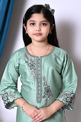Image of Festive & Party Long Kurta with Straight Paint