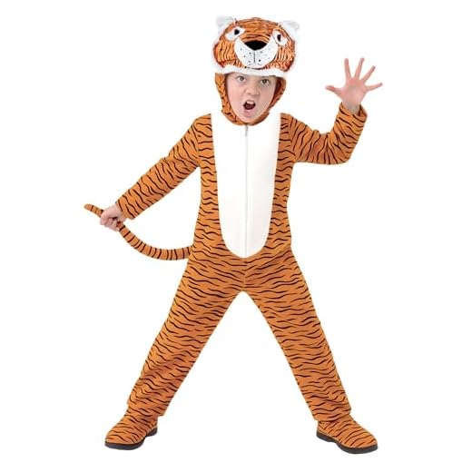 Fun Shack Disfraz Tigre niño, Disfraz Niño Tigre, Disfraz Tigre Niña, Disfraz Animales Niño, Disfraz Carnaval Niño, Disfraz Halloween Talla M