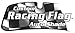 Intro-Tech SC-14-RF Black and White Custom Fit Racing Flag Windshield Sunshade for Select Scion iM Models