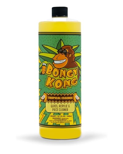 Bongy Kong Glass, Acrylic & Piece Cleaner 32oz