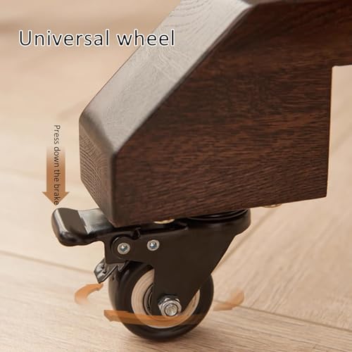 Soporte de TV móvil ajustable en altura con ruedas miniatura 5