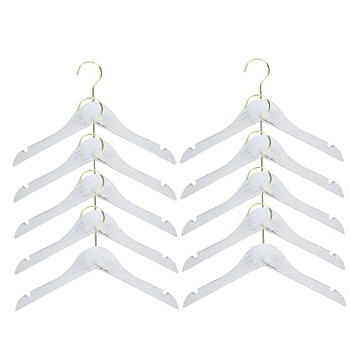 OKUMEYR 10pcs Children Hanger Babys Cloth Hanger Clothes Hangers for Closet Hangers Children s Hangers Clothes Drying Hanger Coat Hangers Clothing Hangers Wooden