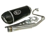 turbo kit h22a4 Honda NPS 50 Zoomer Turbo de escape Kit Gmax Carbon H2 4T para Honda Zoomer, Honda Ruckus