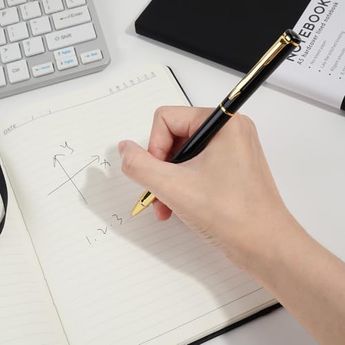 Carnet A5 avec stylo noir professionnel pour la prise de notes - 7