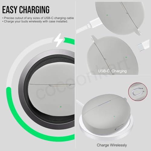 Image of Silicone Case Cover Compatible for OnePlus Buds 4 -Grey