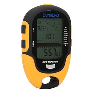 GPS Hoogtemeter Temperatuur Kompas Waterdicht voor buitennavigatie