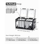 ICECO VL75 ProD Portable Refrigerator, Multi-directional Lid, Dual USB & DC 12/24V, AC 110-240V, 75L Dual Zone Steel Compact Refrigerator Powered by SECOP, 0℉ to 50℉, Home & Car Use [Upgrade] - Image 2