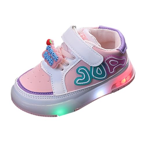 Toddler Boys Cute Sneakers Baby Girls Walking Running Athletic Shoes Flat Wide Slip On Lightweight Sports Trainers