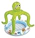Produktbild Siva Toys Baby-Pool mit lächelndem Oktopus als Schattenspender 1,02 x 1,04 m Mehrfarbig