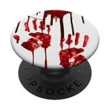 Cute Bloody Hand Halloween Blood Dripping Horror PopSockets Adhesive PopGrip