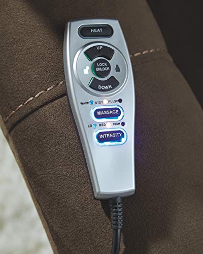 Signature Design By Ashley Samir Power Lift Recliner For Elderly With Heated & Massage Seat, Brown #TOP7