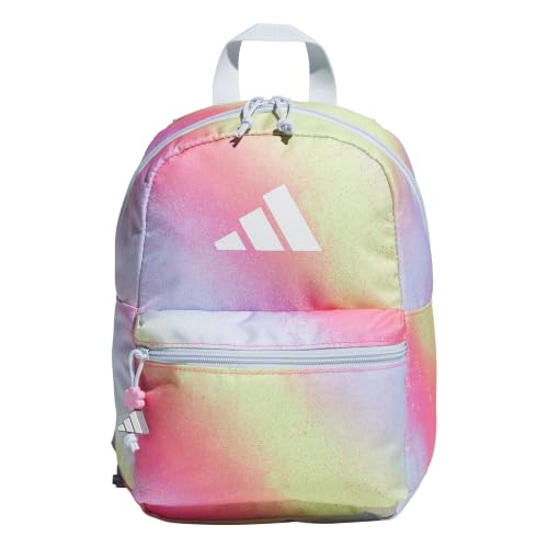 adidas Mini mochila Kids Gotta Have It para meninas e meninos – mochila escolar, 10L, spray gradiente de pulsação limão/azul celeste cristal, tamanho único