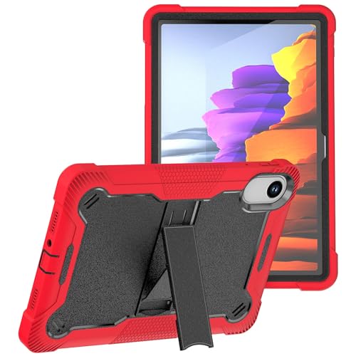 Image of ProElite Cover for Xiaomi Redmi Pad 2 11 inch Case, Rugged Shockproof Heavy Duty Back Case Cover for Xiaomi Redmi Pad 2 11 inch, Red