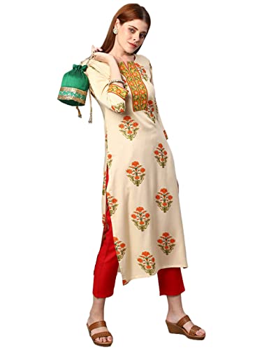 Kurta traditionnel droit résistant aux plis avec pantalon coton mélangé