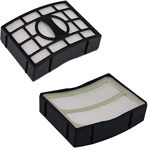 Viewall 2 Hepa Filter 4 Foam Felt Replacement Kit For Shark Rotator Navigator Zu560 Zu561 Zu562 Zu572 Uv650 Uv725 Zero-M Lift-Away Speed Upright Vacuum Part Xffk560 Xhepa560 With Cleaning Brush #TOP5