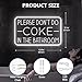 Please Don't Do Coke in The Bathroom Neon Sign for Wall Decor,USB Powered LED Neon Light with Adjustable Brightness,Light Up Sign for Party Decor,Bathroom,Christmas Gifts