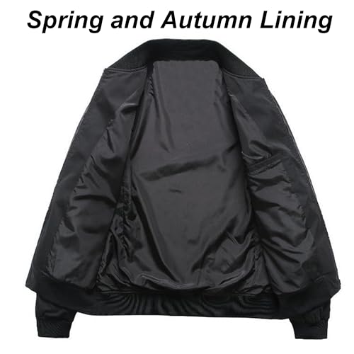 Image of XYXIONGMAO Phoenix Hand Embroidery Personality Japanese hip hop streetwear windbreaker Flight Black Bomber Tactical Jacket
